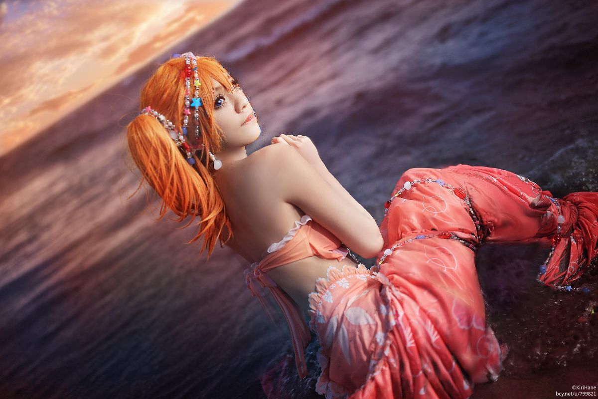 "Lovelive" Honoko Takasaka Mermaid Awakening C O S P L A Y