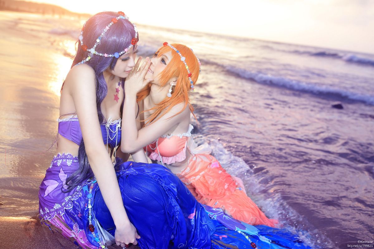 "Lovelive" Honoko Takasaka Mermaid Awakening C O S P L A Y