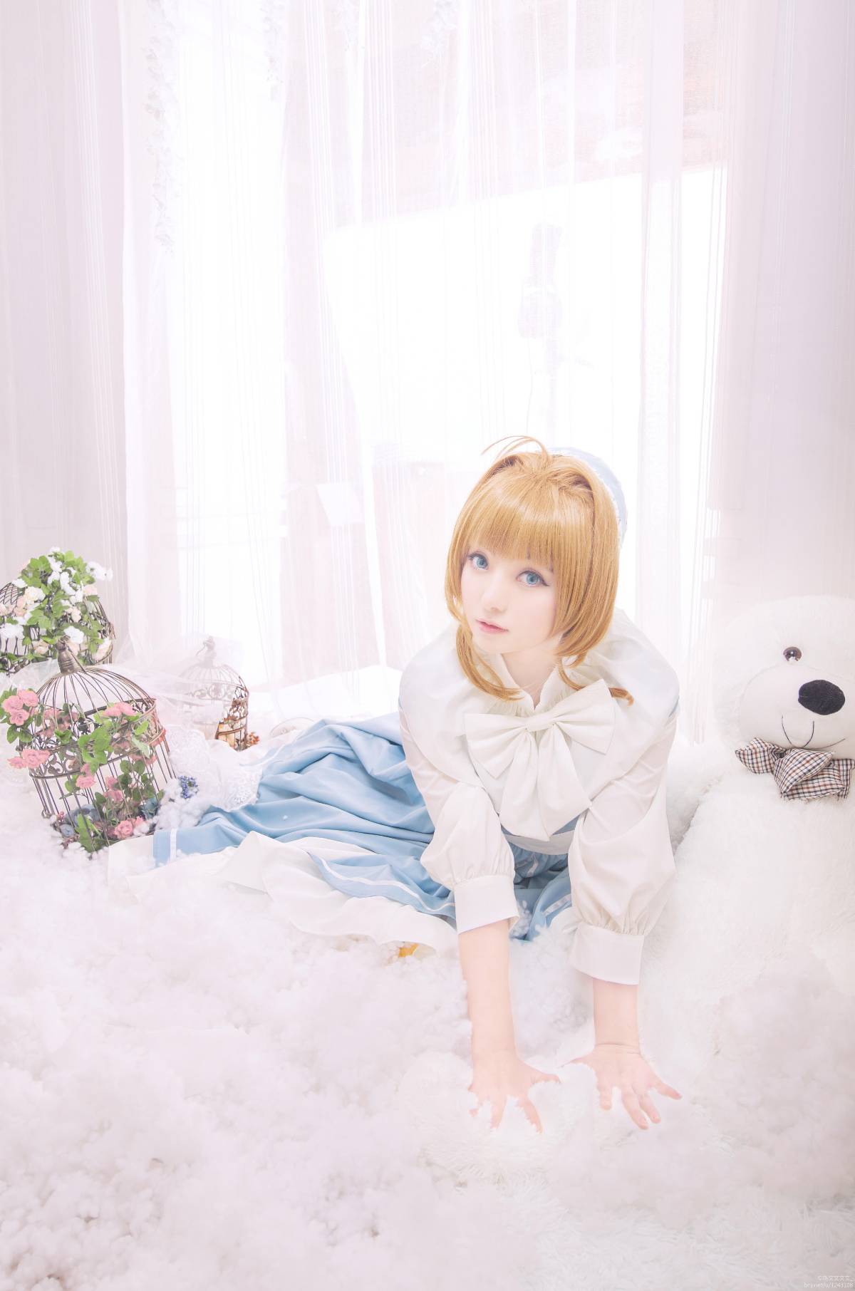 "Girl Magic Card Sakura" Kinomoto Sakura Doll Sakura C o S P L A Y