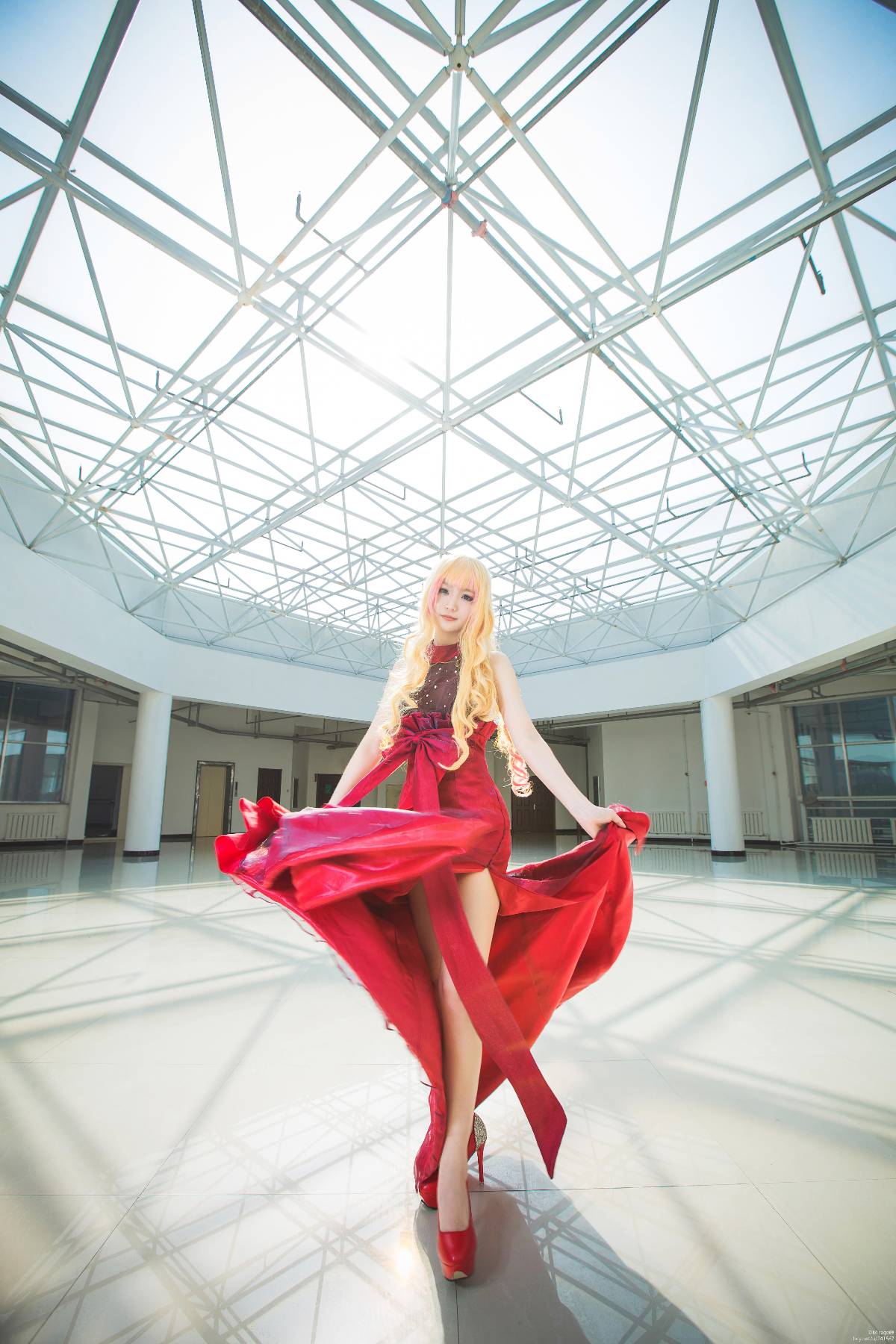 "Pháo đài Shirman f" Shirley Lu Diamond Crack Red Edition C O S P L A Y