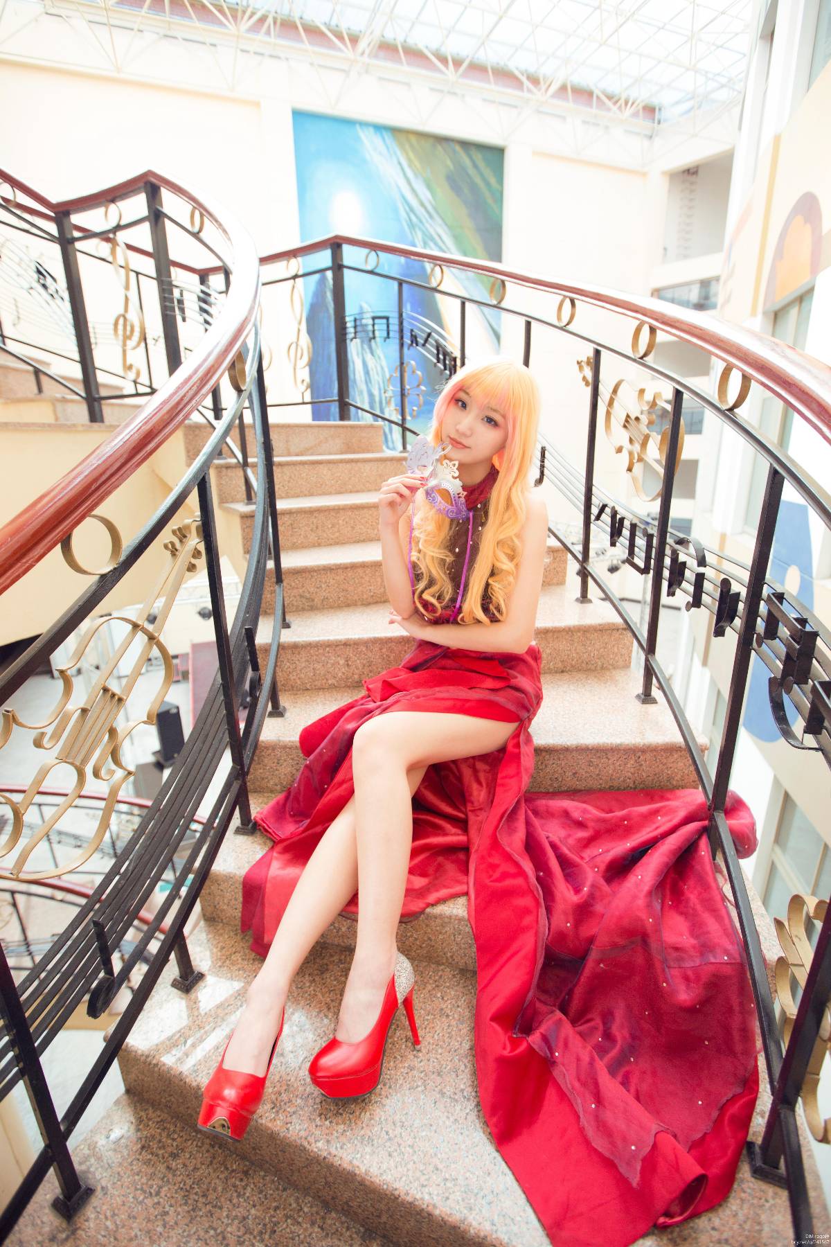 "Pháo đài Shirman f" Shirley Lu Diamond Crack Red Edition C O S P L A Y