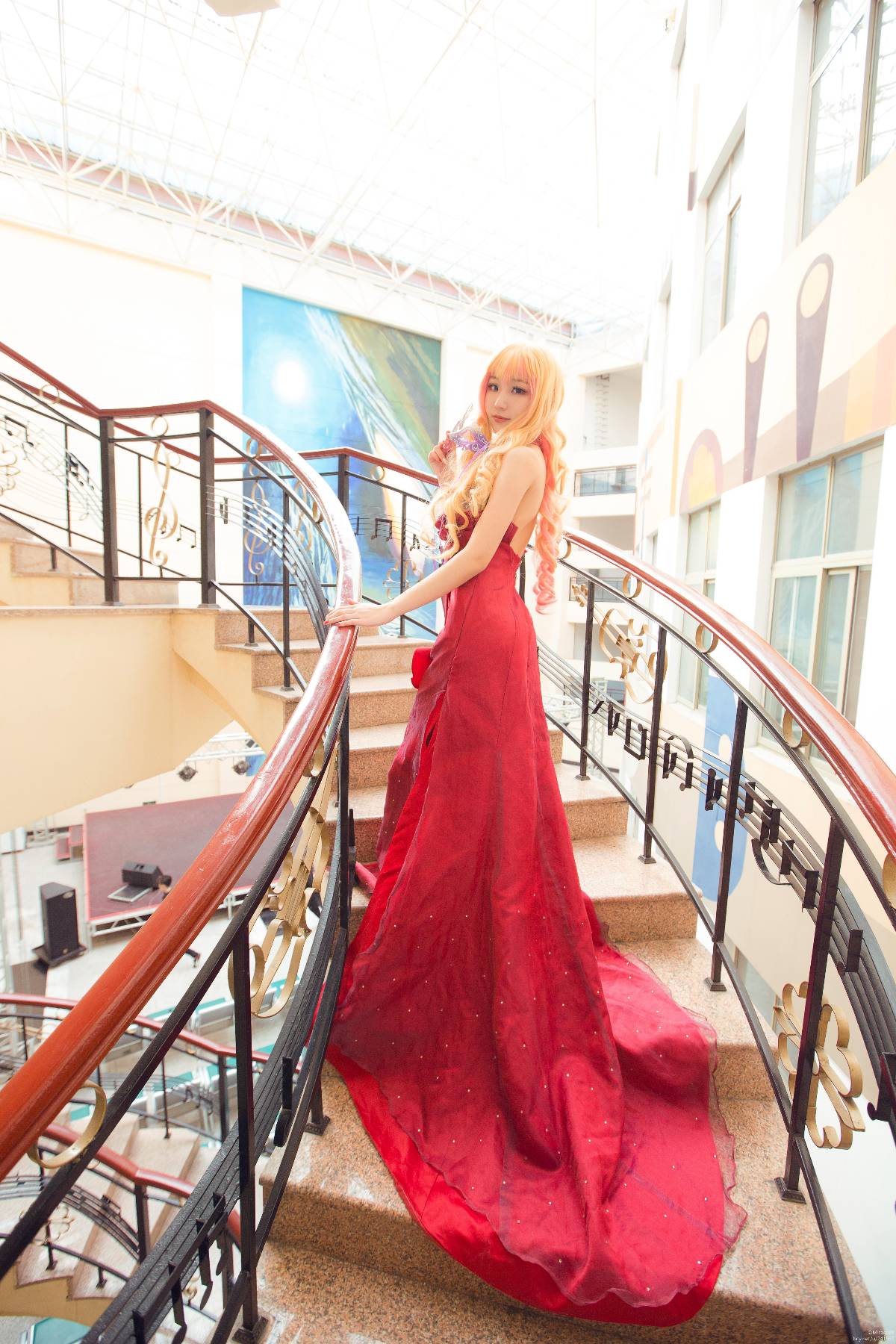 "Pháo đài Shirman f" Shirley Lu Diamond Crack Red Edition C O S P L A Y