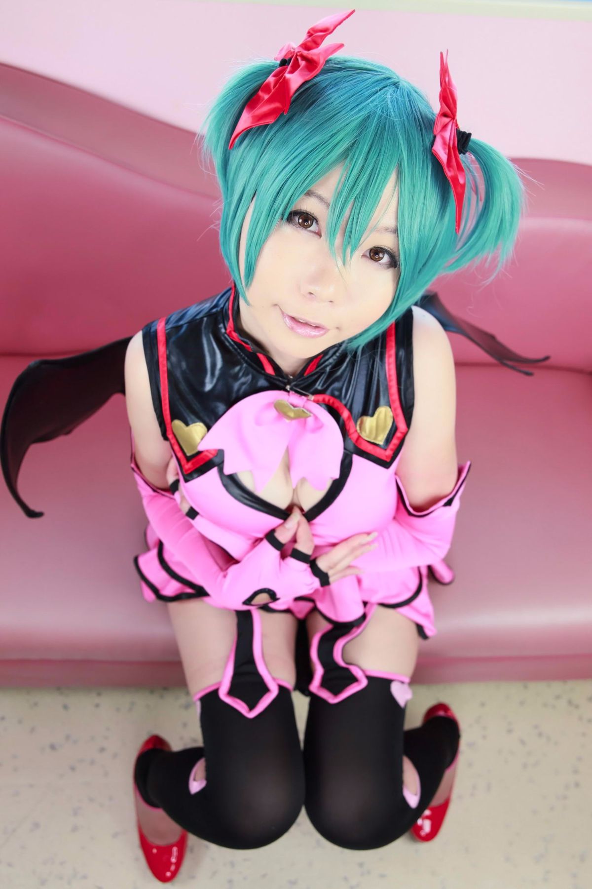 Vocaloid - Hatsune Miku Devil Cosplay của Higurashi Rin