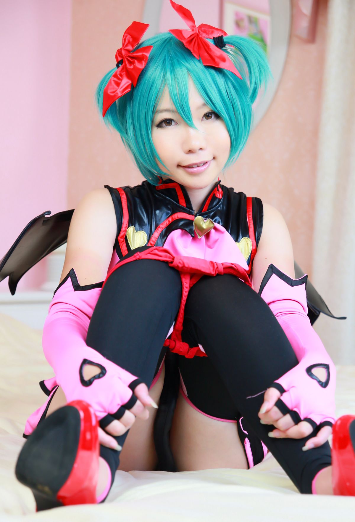 Vocaloid - Hatsune Miku Devil Cosplay của Higurashi Rin