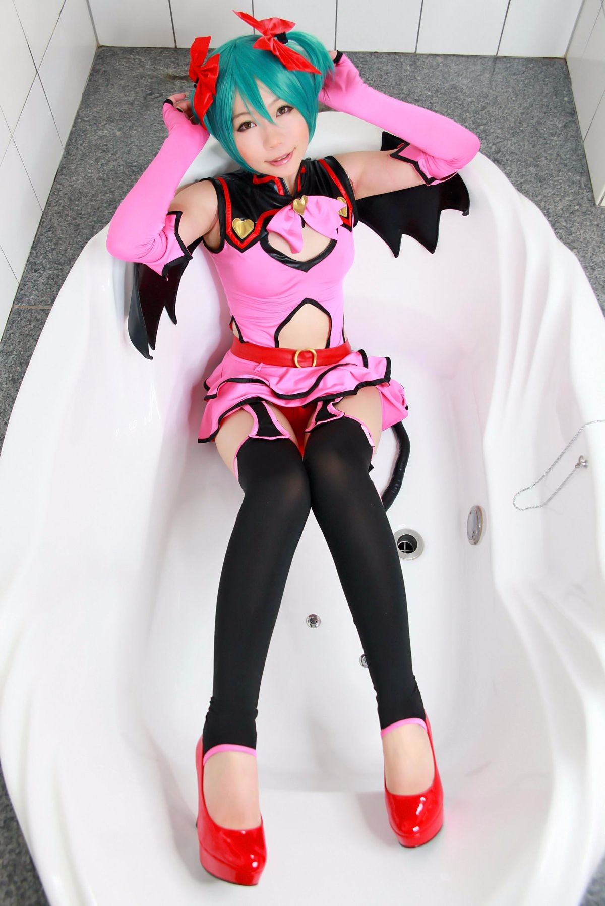 Vocaloid - Hatsune Miku Devil Cosplay của Higurashi Rin