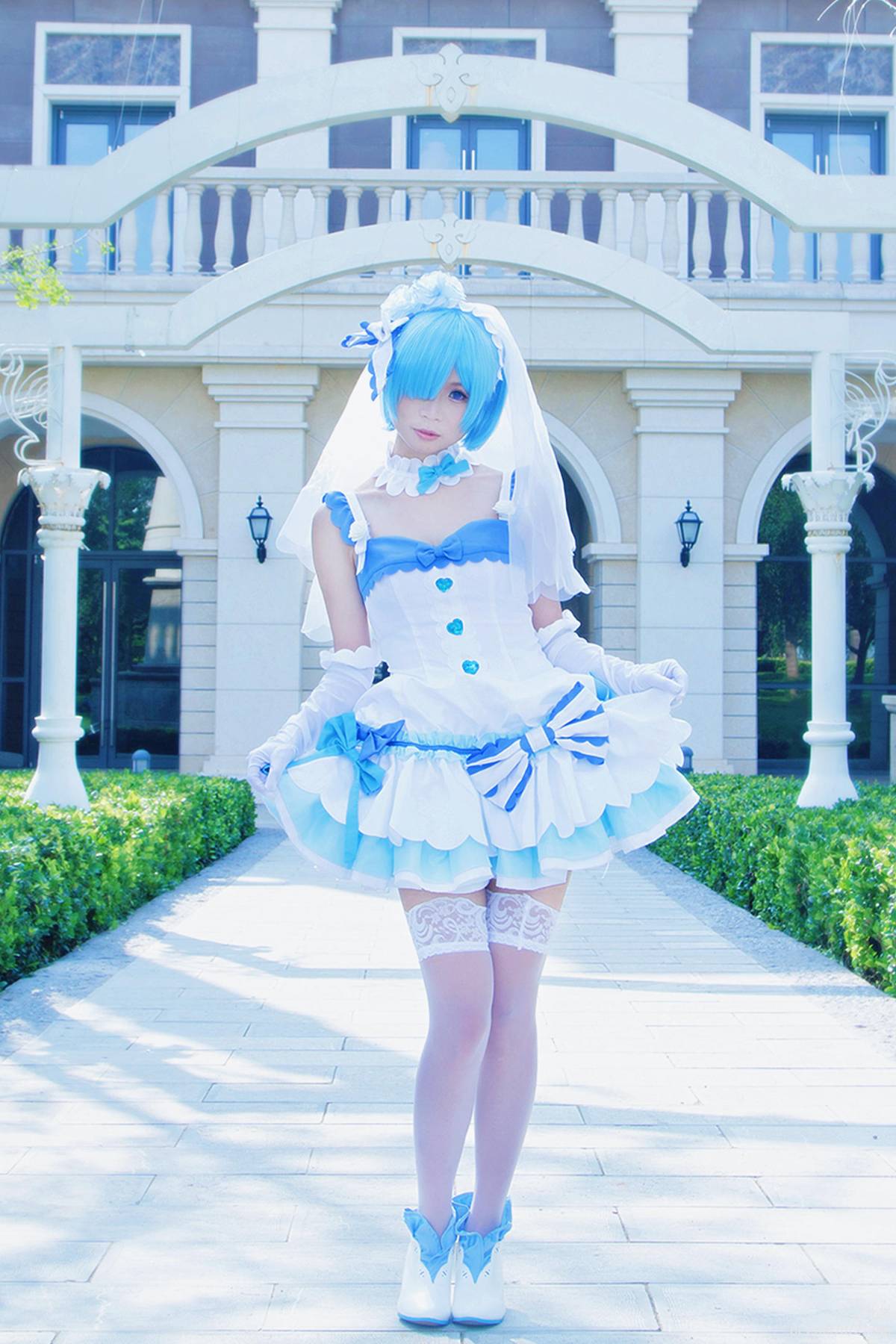 "Re From Scratch Life" Rem Fan Wedding Dress C O S P L A Y