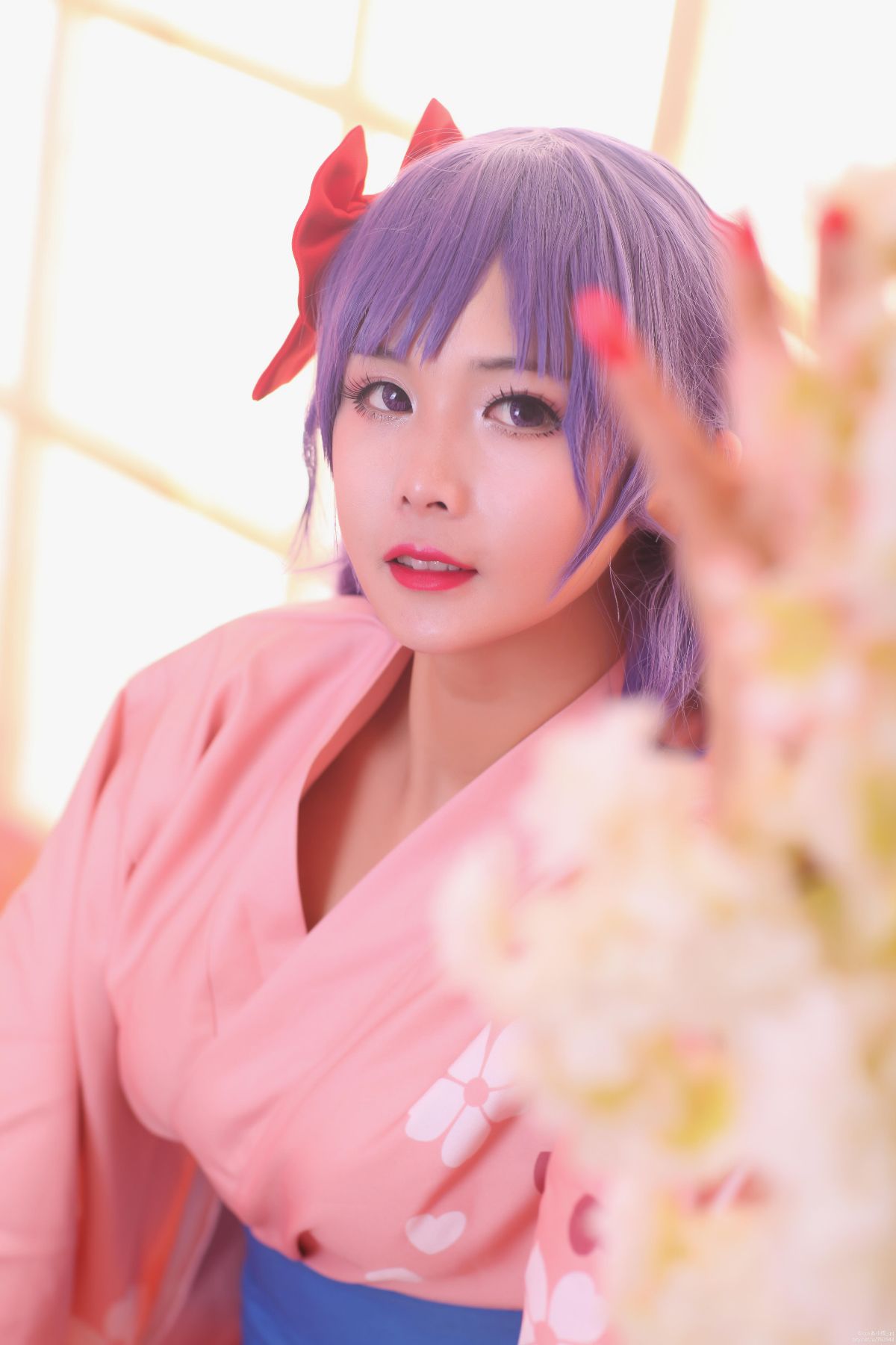 "Fate Stay Night" Matsuki Sakura Sakura màu Yukata Kimono C O S P L A Y