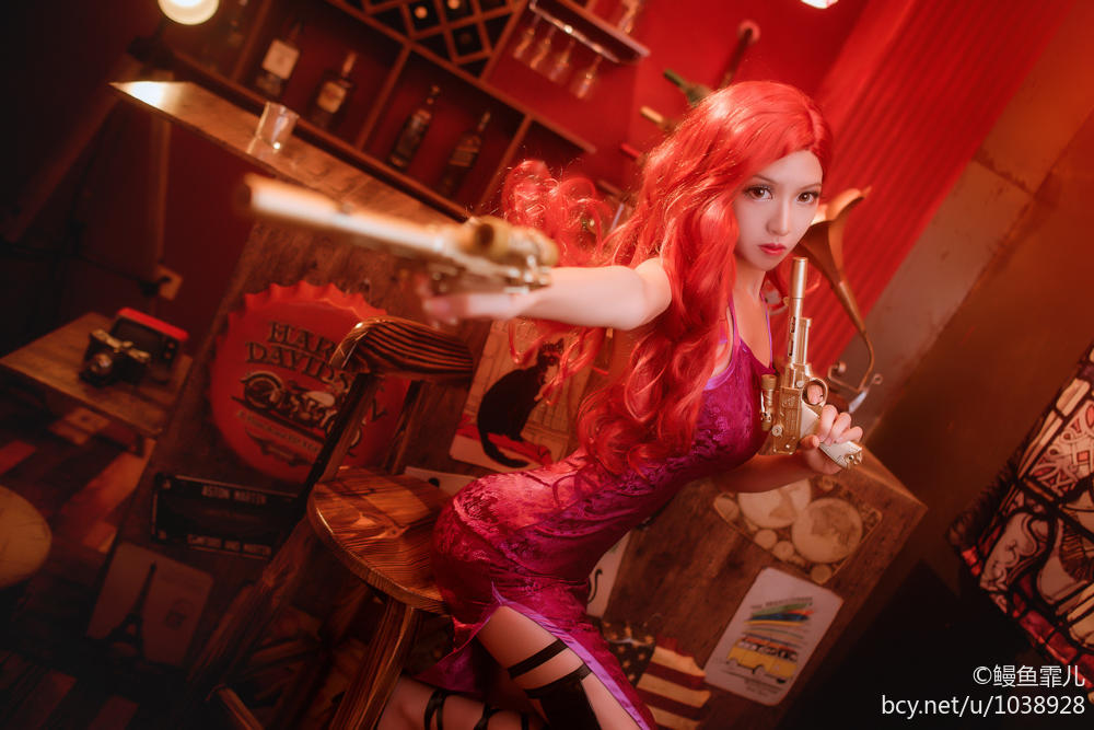 "Liên minh huyền thoại" Bounty Hunter Nữ Agent C O S P L A Y