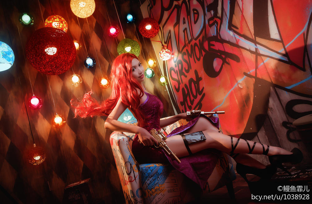 "Liên minh huyền thoại" Bounty Hunter Nữ Agent C O S P L A Y