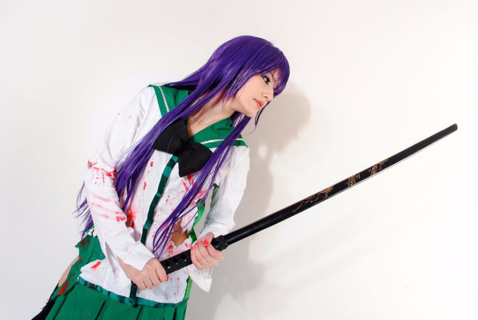 Highschool OD The Dead - Saeko Busujima Cosplay