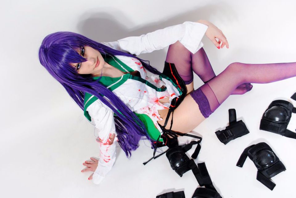 Highschool OD The Dead - Saeko Busujima Cosplay