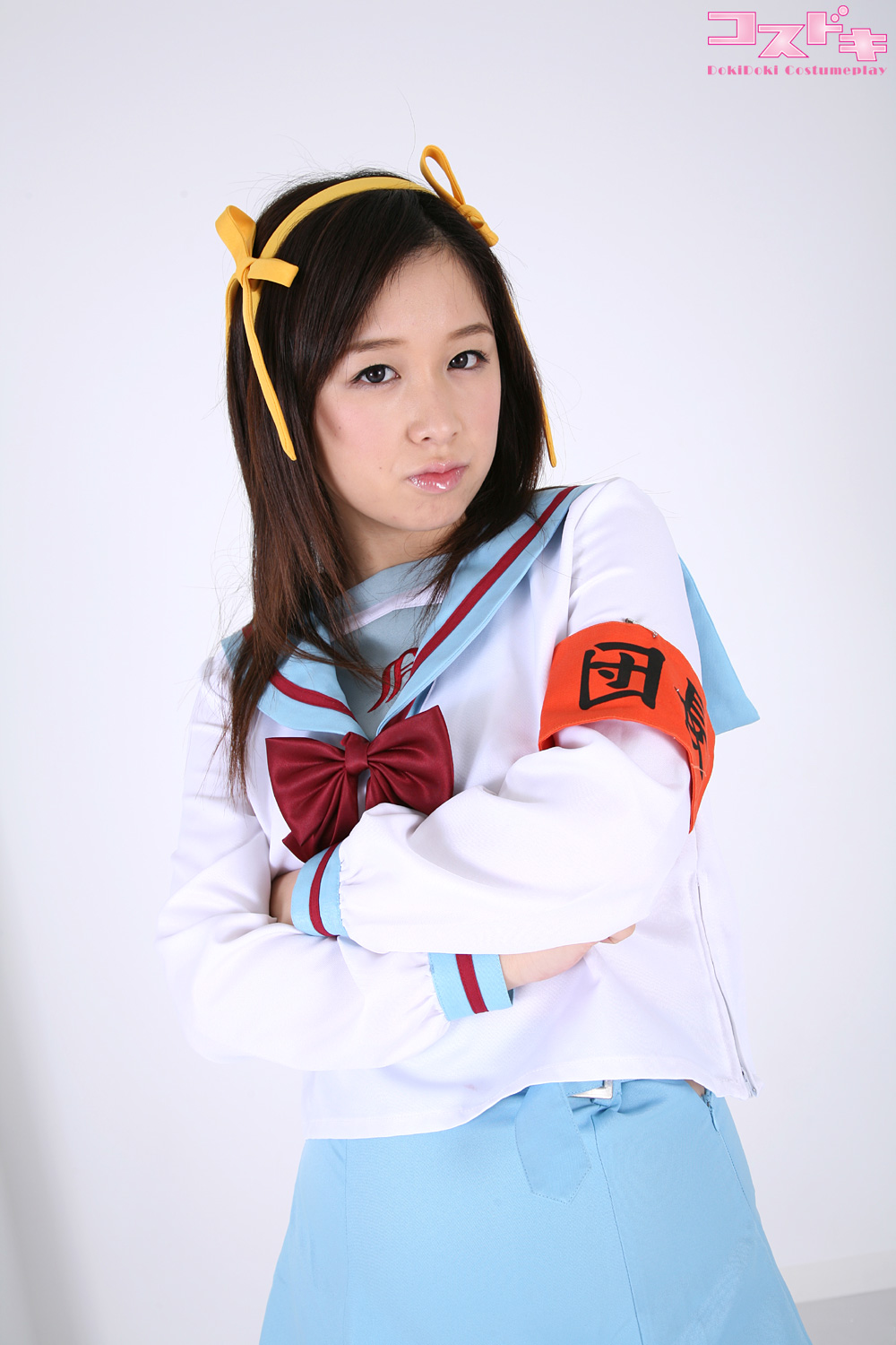 [Cosdoki] Sự u sầu của cosplay Haruhi Suzumiya của Riana Abe
