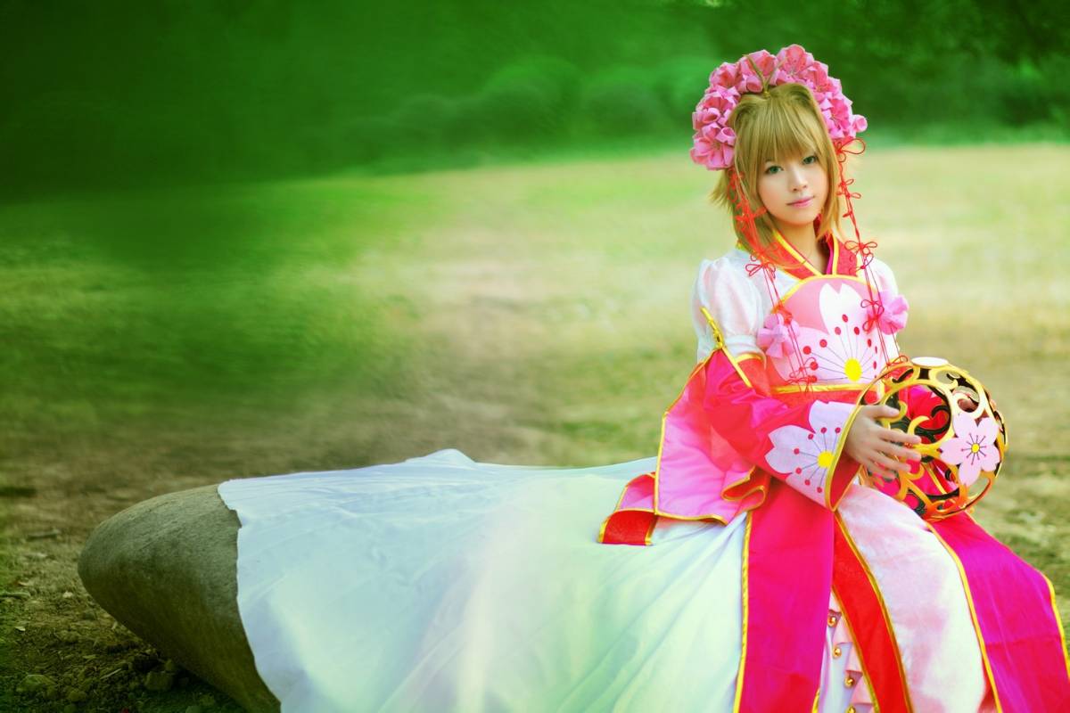 "Cánh · Chronics" Công chúa Sakura c o s p l a y