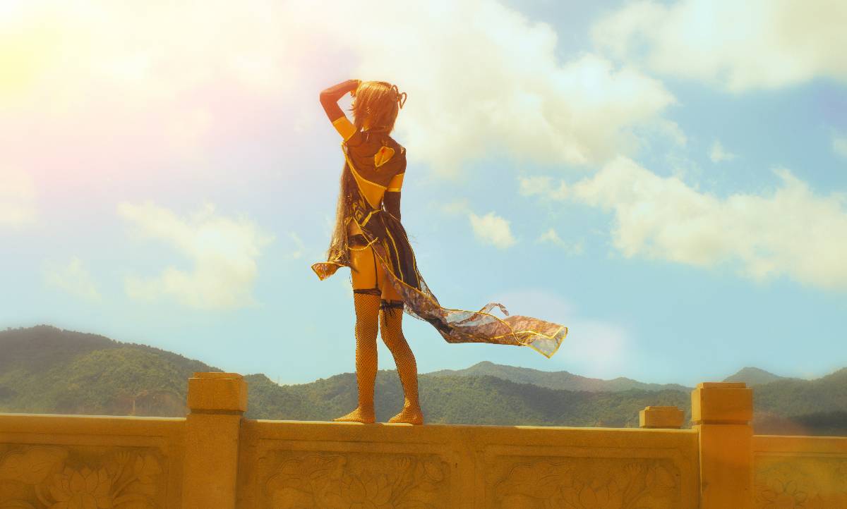 "Vsinger" Tôi muốn được kết hợp với bạn, và chung tay với Canary của Tianyi c o s p l a y