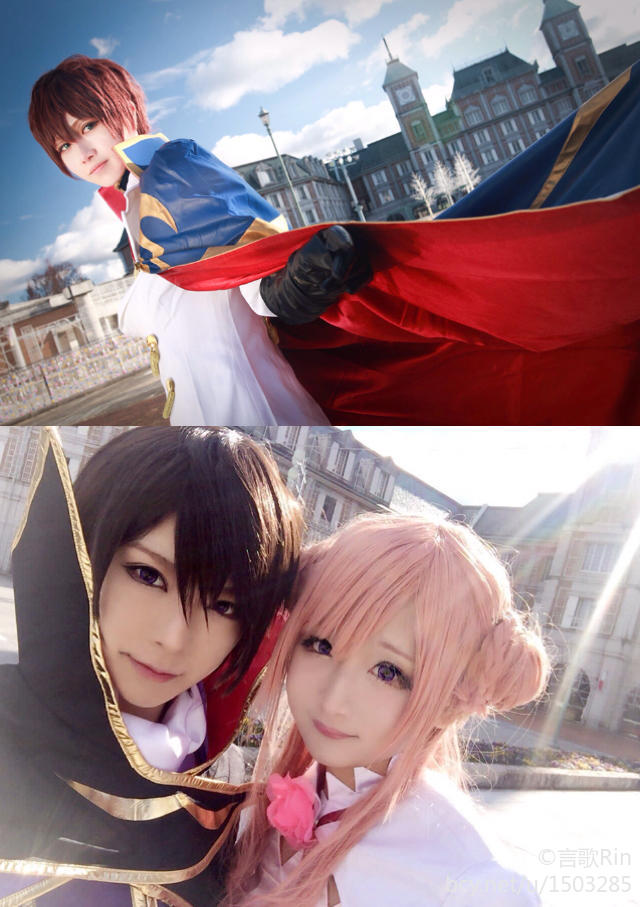 "The Rebellious Lelouch" Yufei Suzaku CC Lelouch C O S P L A Y