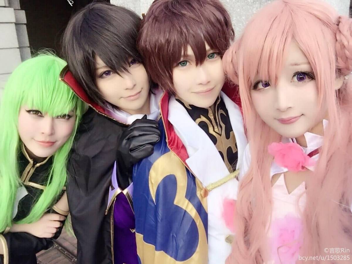 "The Rebellious Lelouch" Yufei Suzaku CC Lelouch C O S P L A Y