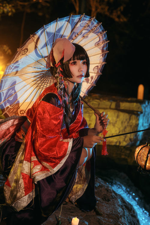 "Onmyoji" trò chơi di động kagura c o s p l a y