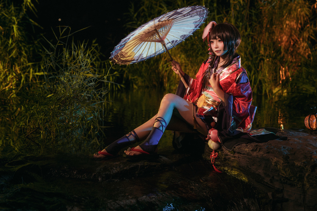 "Onmyoji" trò chơi di động kagura c o s p l a y