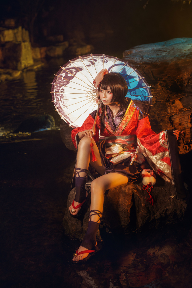 "Onmyoji" trò chơi di động kagura c o s p l a y