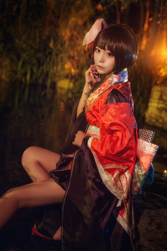 "Onmyoji" trò chơi di động kagura c o s p l a y