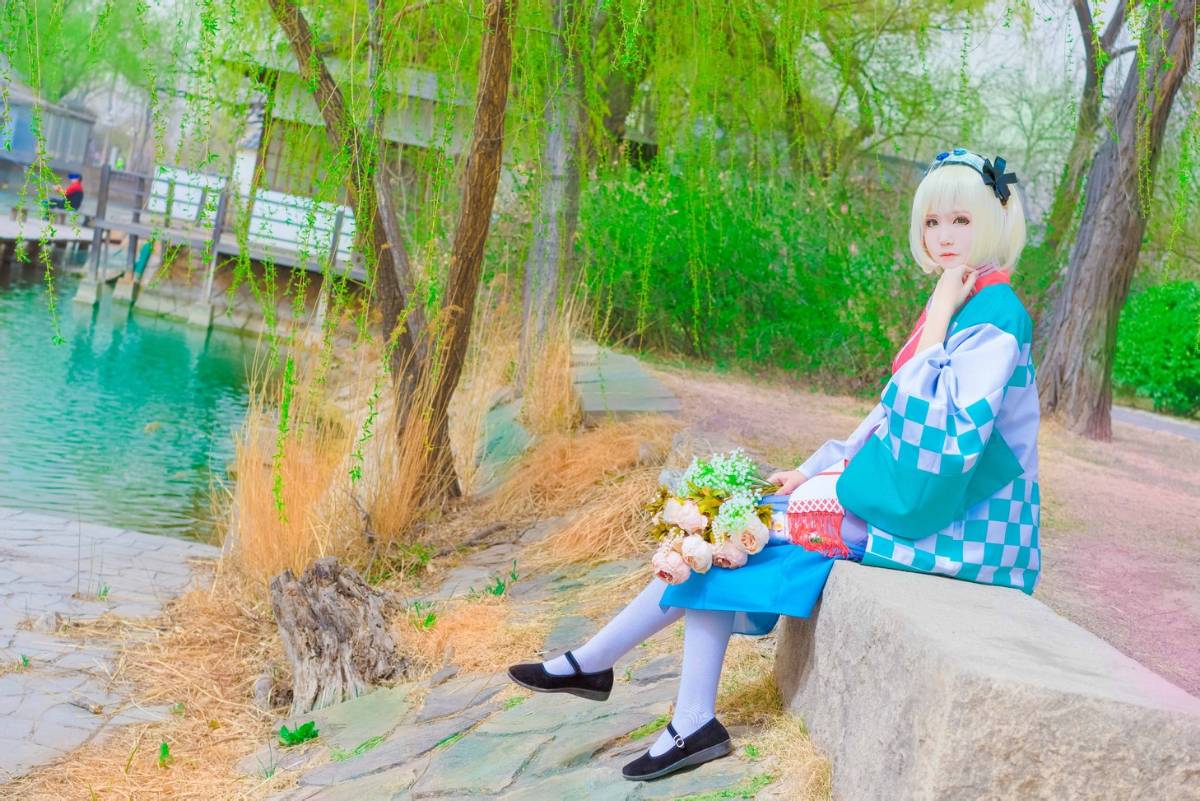 "The Magician of Qing's Emi" du Shan Shi Huimei Kimono C O S P L A Y