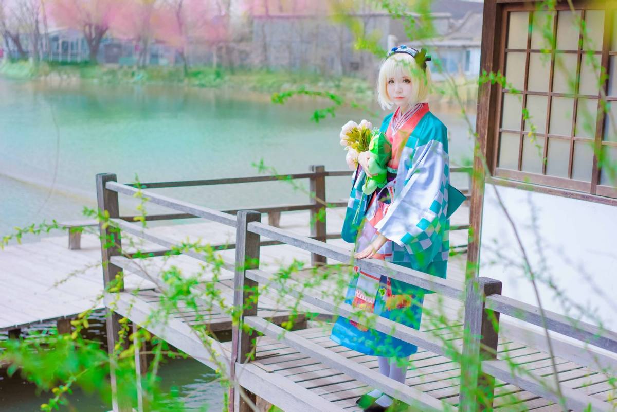 "The Magician of Qing's Emi" du Shan Shi Huimei Kimono C O S P L A Y