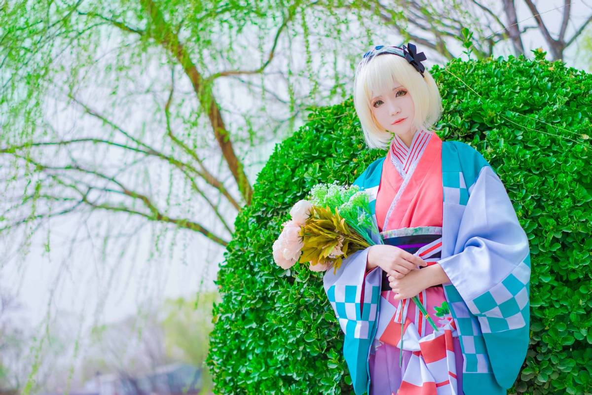 "The Magician of Qing's Emi" du Shan Shi Huimei Kimono C O S P L A Y