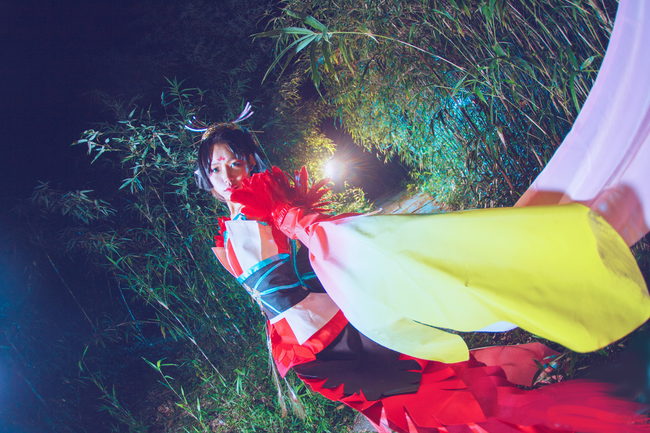 "Trò chơi di động Onmyoji" Phoenix Fire c o s p l a y