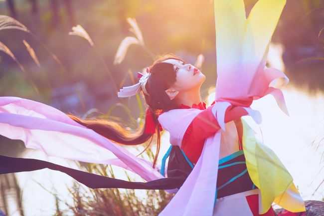 "Trò chơi di động Onmyoji" Phoenix Fire c o s p l a y