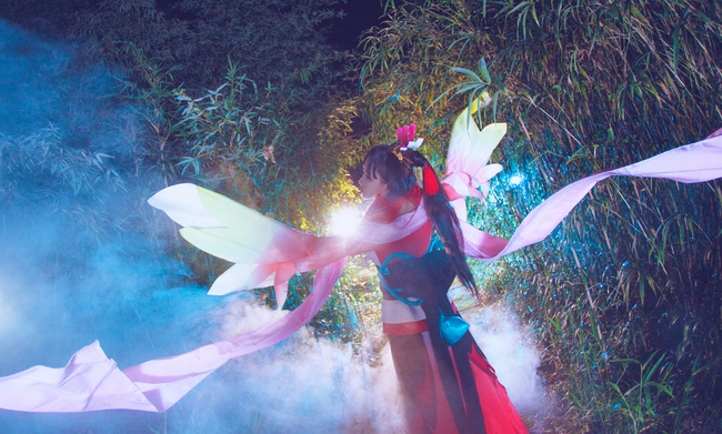 "Trò chơi di động Onmyoji" Phoenix Fire c o s p l a y