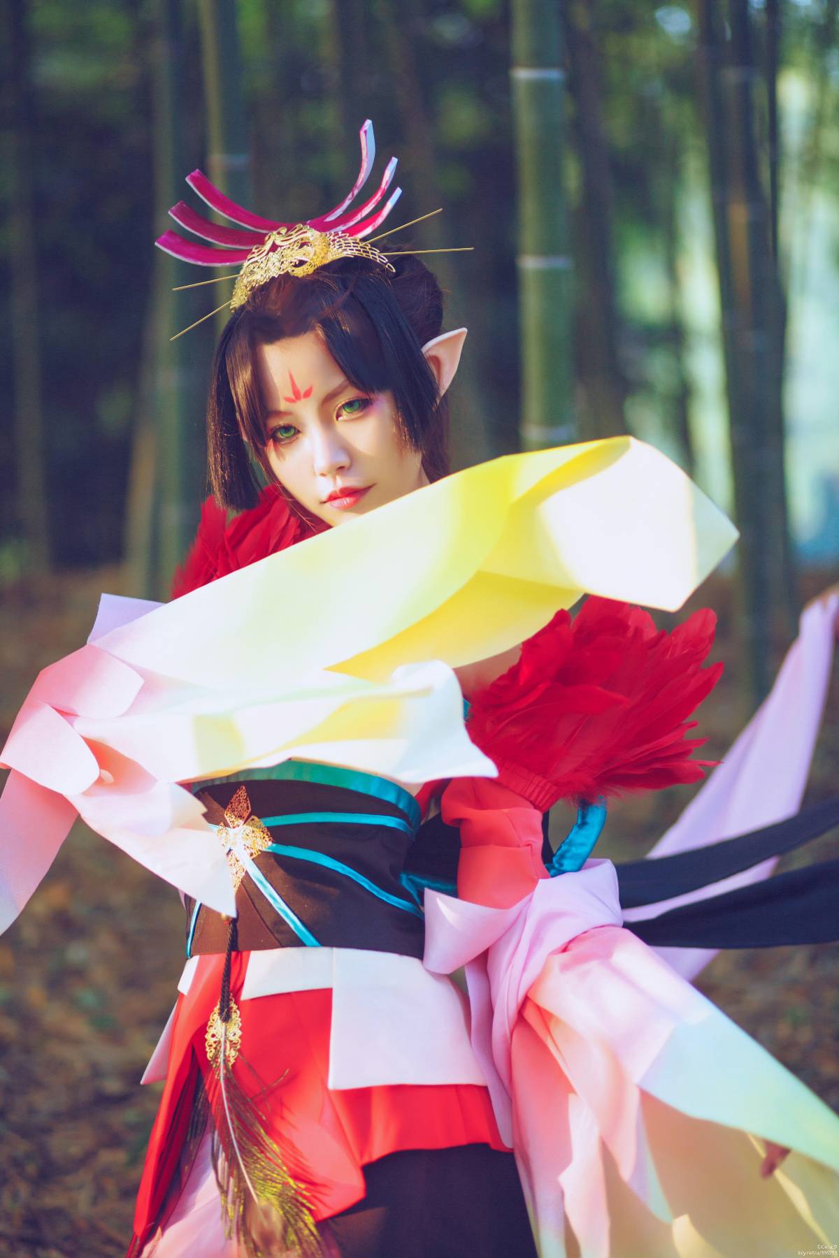 "Trò chơi di động Onmyoji" Phoenix Fire c o s p l a y