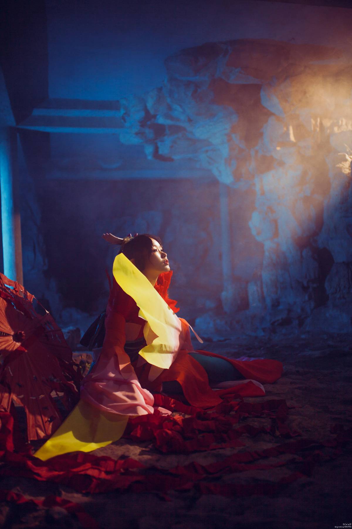 "Trò chơi di động Onmyoji" Phoenix Fire c o s p l a y