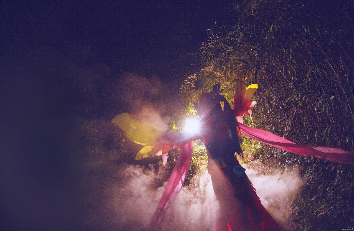 "Trò chơi di động Onmyoji" Phoenix Fire c o s p l a y