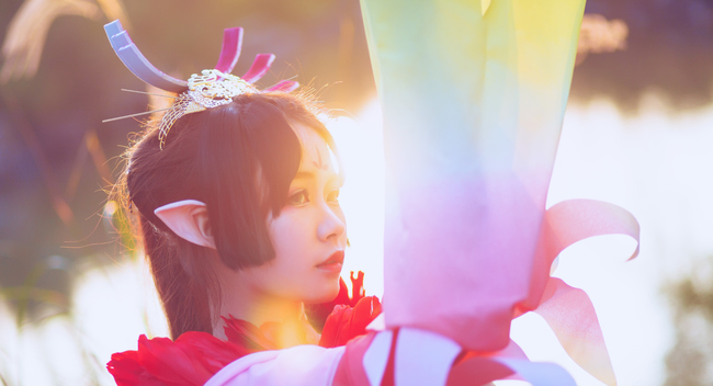 "Trò chơi di động Onmyoji" Phoenix Fire c o s p l a y