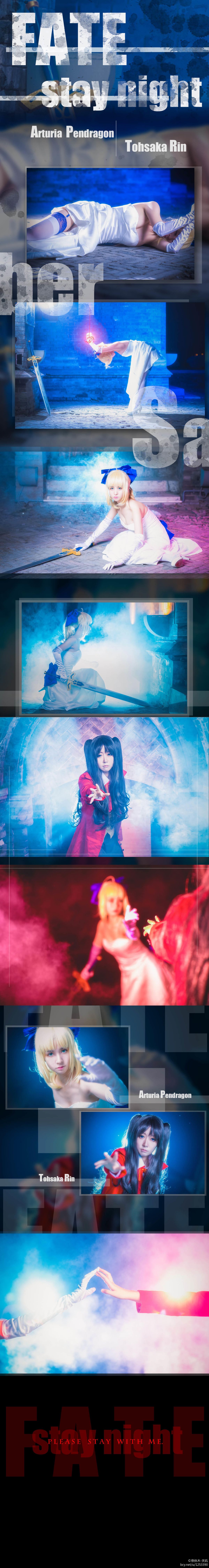 "Số phận ở lại đêm" Rin & Saber ~ Từ đó trở đi, Wu Jian sẽ ở với Ru C O S P L A Y