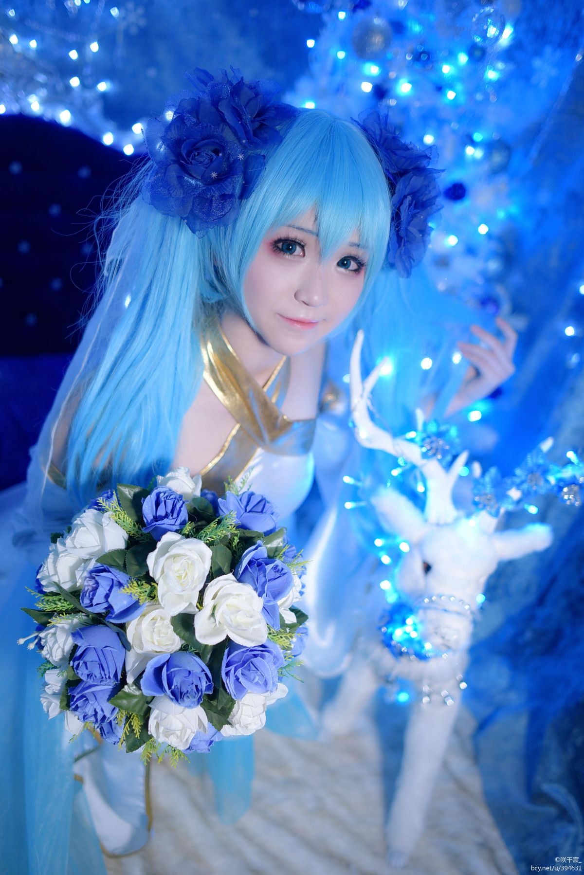 "Vocaloid" Miku Demon King Huajie c o s p l a y