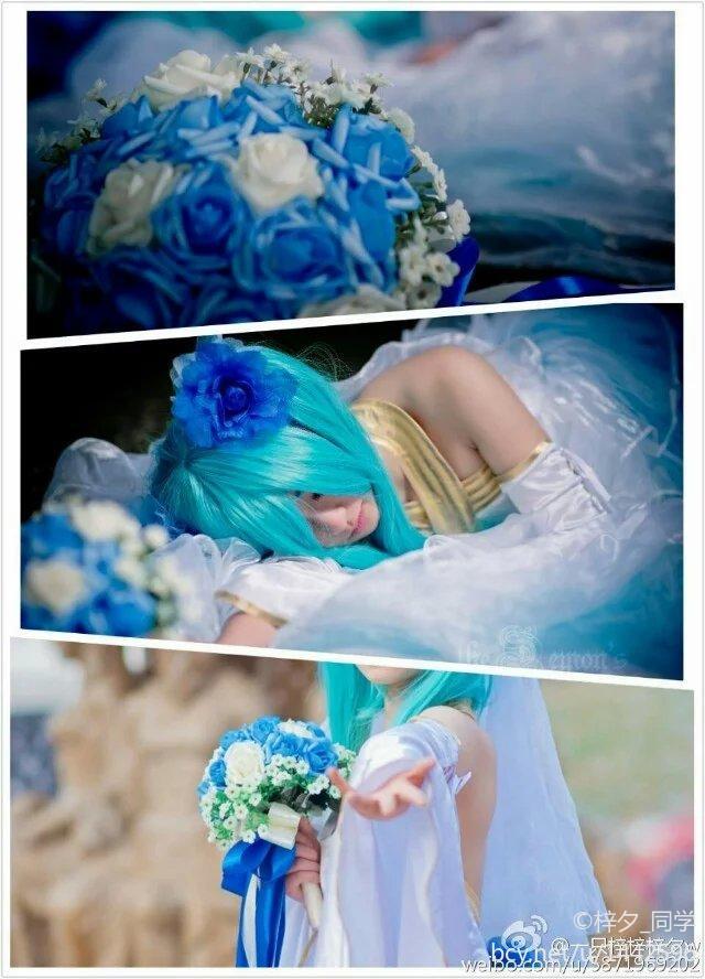 "Vocaloid" Miku Demon King Huajie c o s p l a y