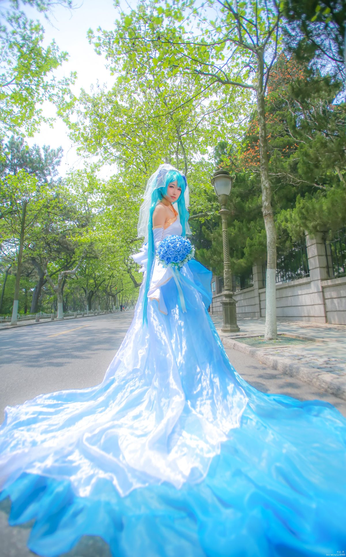 "Vocaloid" Miku Demon King Huajie c o s p l a y