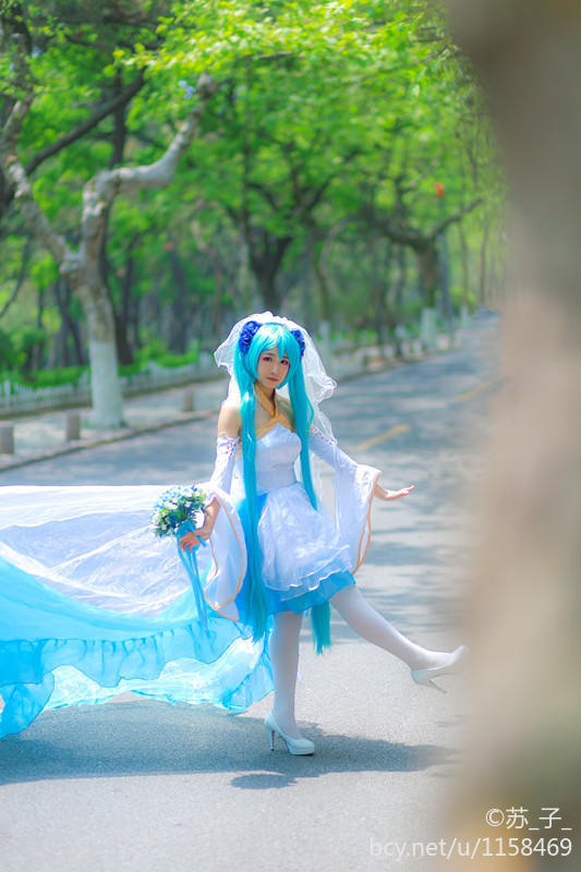 "Vocaloid" Miku Demon King Huajie c o s p l a y