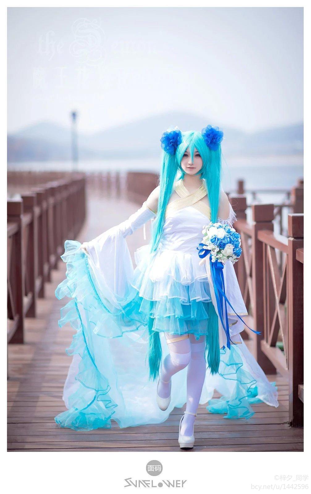 "Vocaloid" Miku Demon King Huajie c o s p l a y