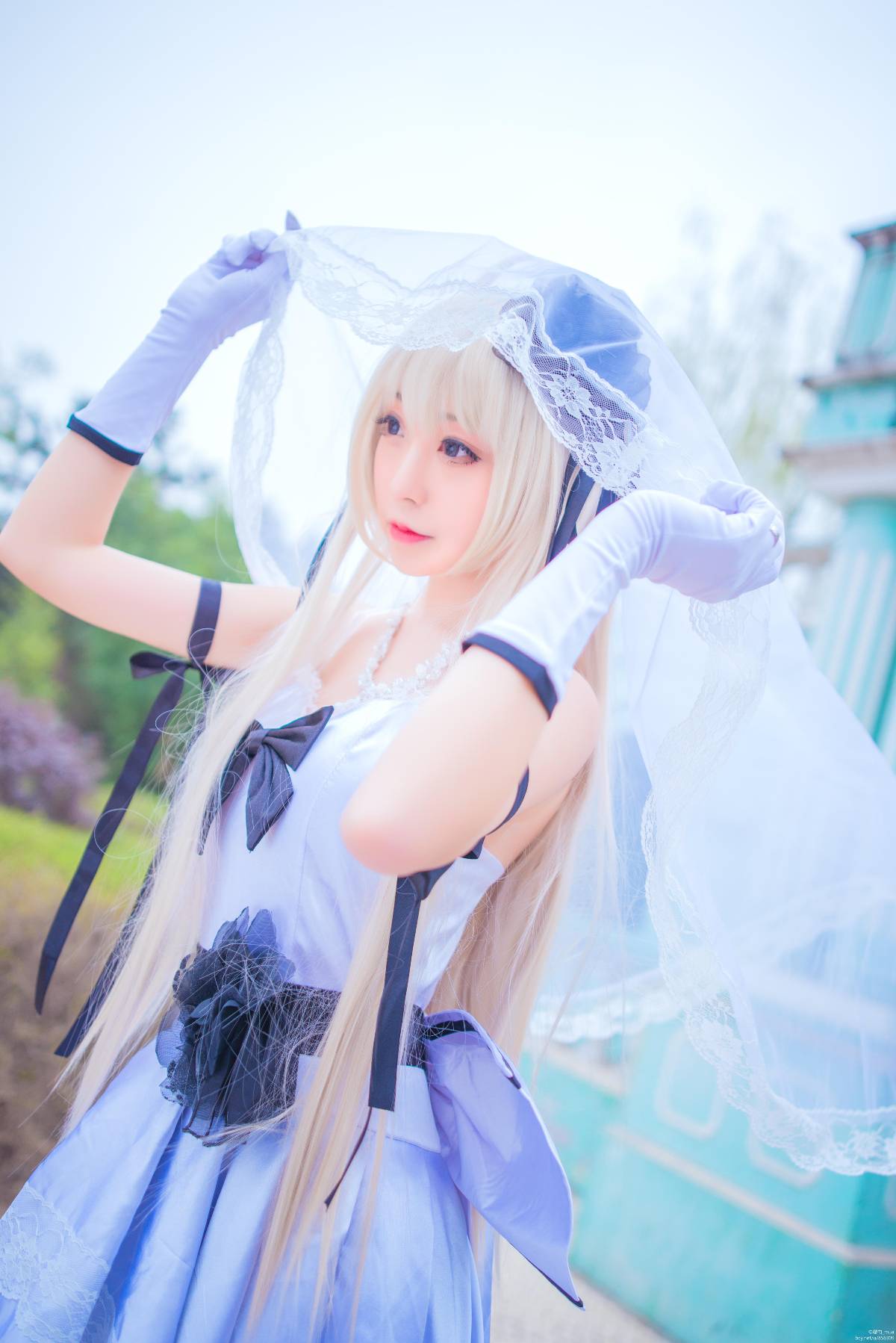 "Bầu trời của số phận" Haruhigano vui vẻ mặc c o s p l a y