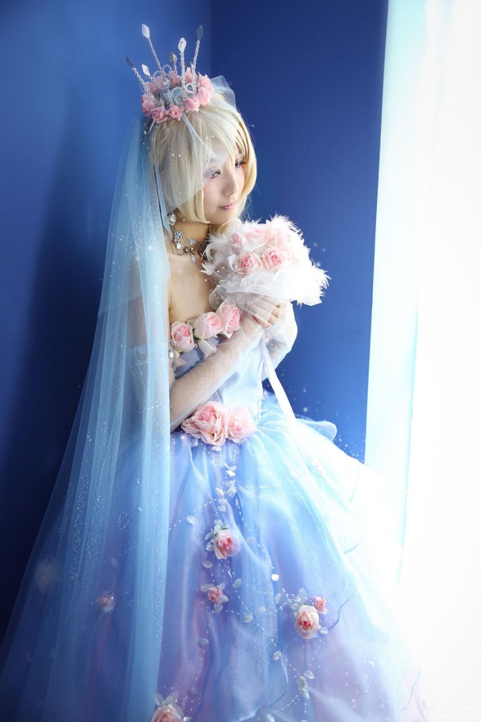 "Miracle Nuannuan" Nuannuan-Ice Crystal Rose Váy cưới C O S P L A Y