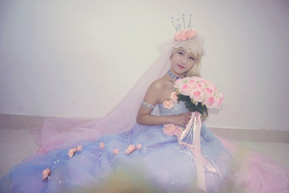"Miracle Nuannuan" Nuannuan-Ice Crystal Rose Váy cưới C O S P L A Y