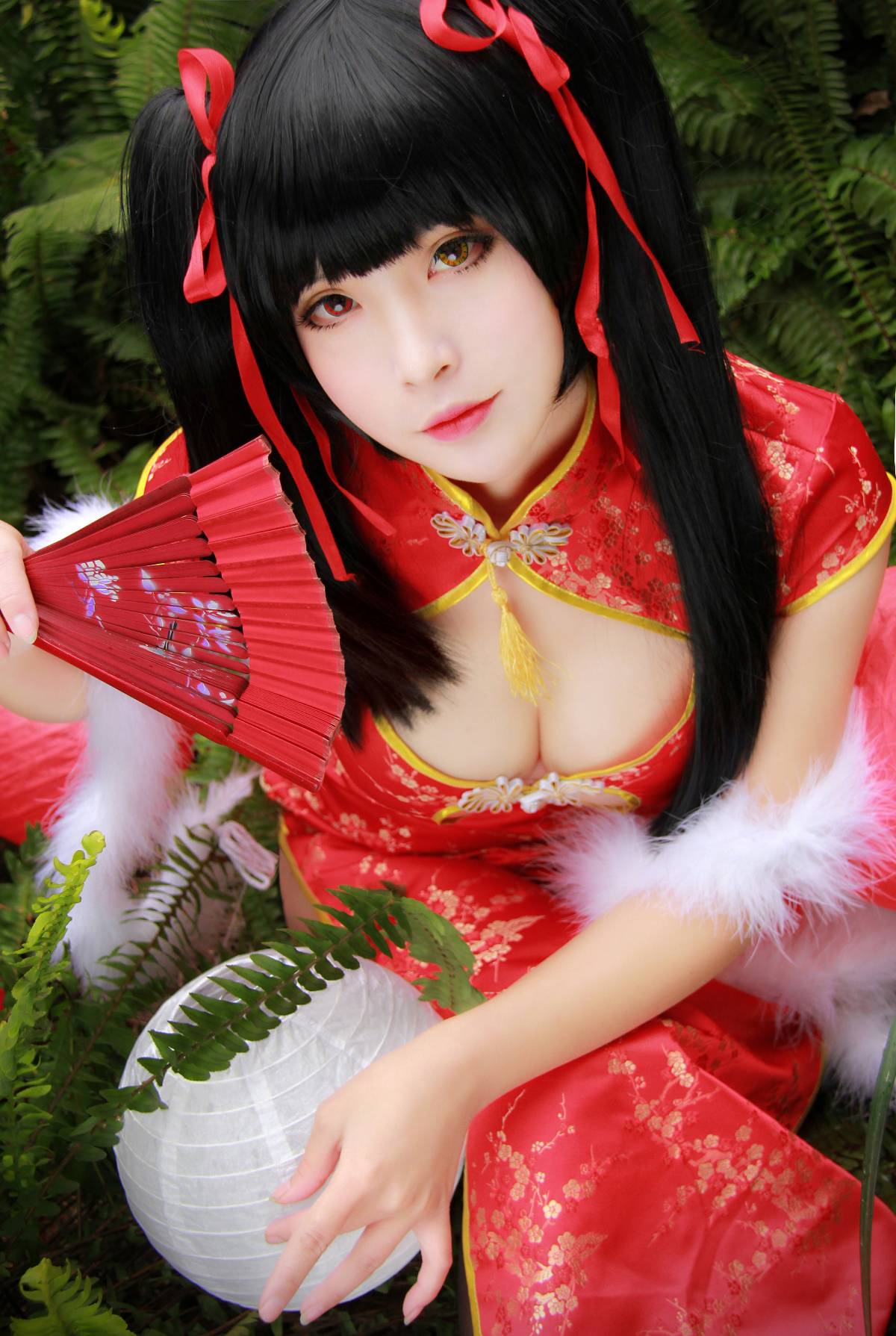 "Trận chiến ngày" Tokizaki Kuromi Tết Cheongsam c o s p l a y