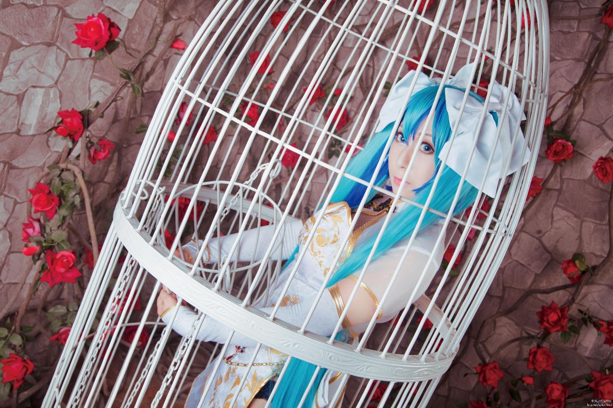 "Lovelive" Hatsune Miku Cage C o s p l a y