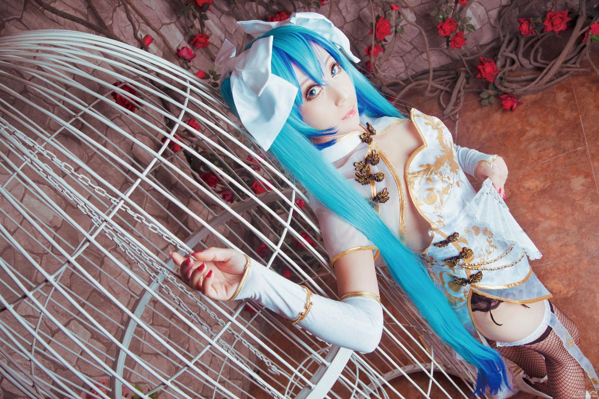 "Lovelive" Hatsune Miku Cage C o s p l a y