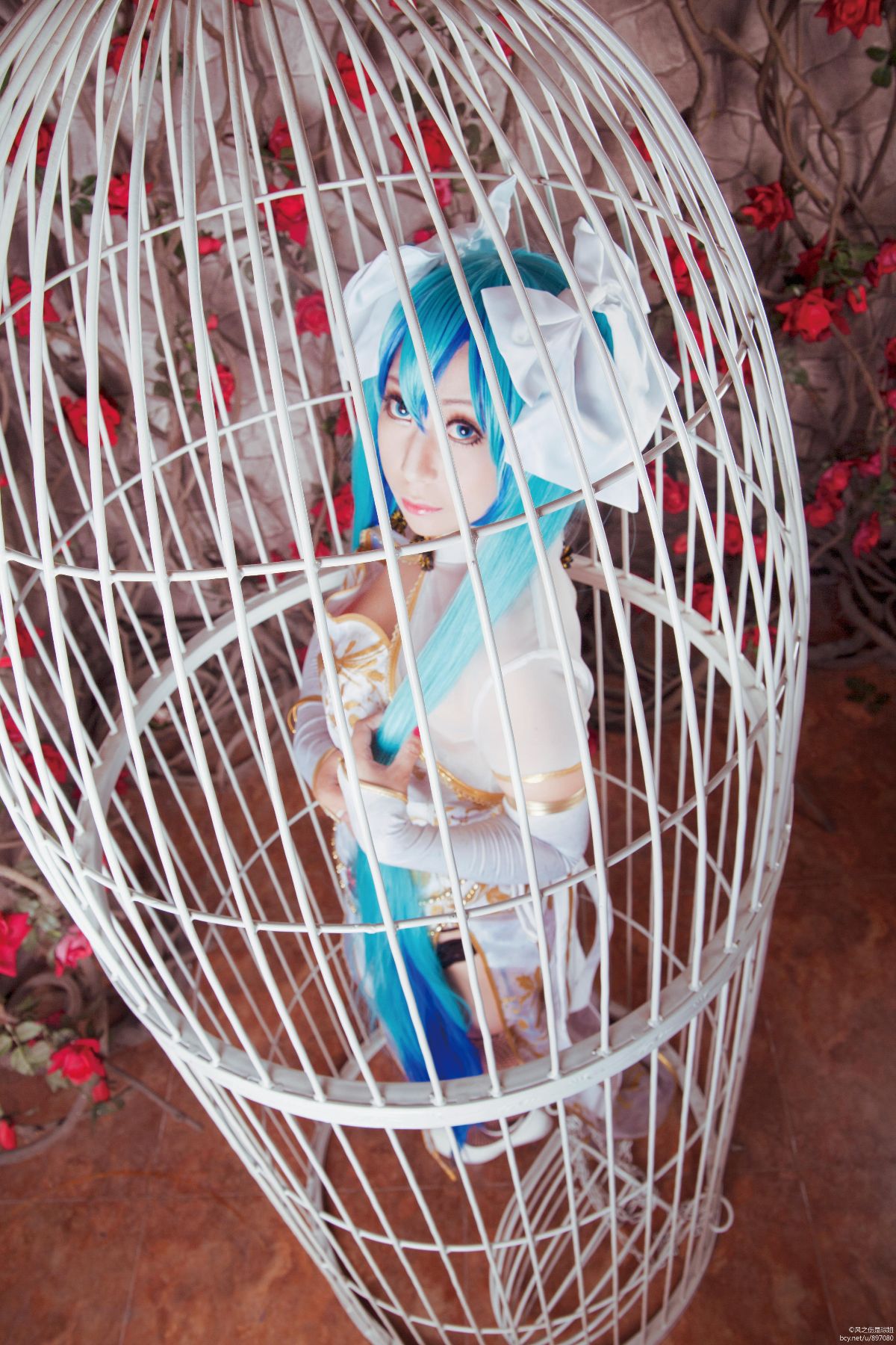 "Lovelive" Hatsune Miku Cage C o s p l a y