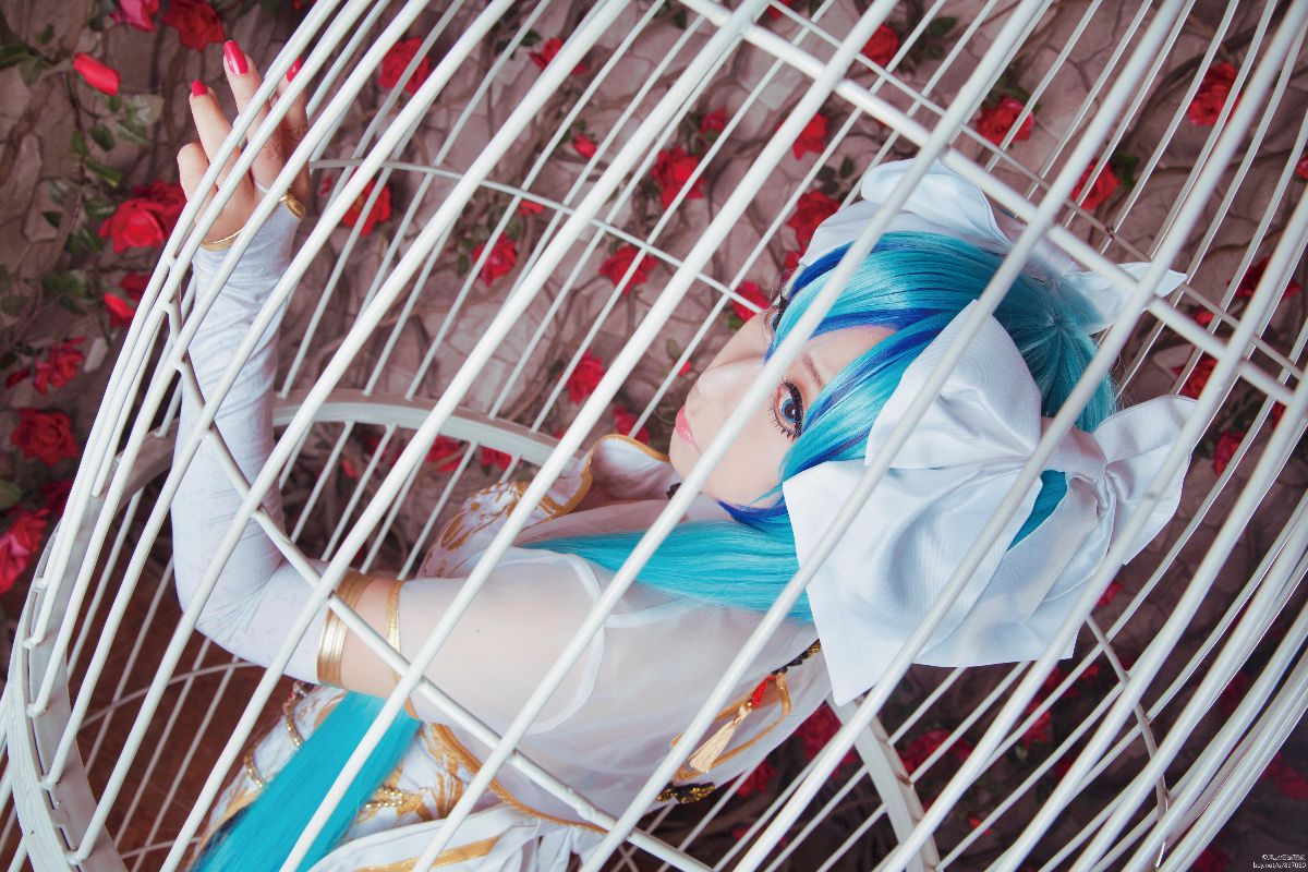 "Lovelive" Hatsune Miku Cage C o s p l a y