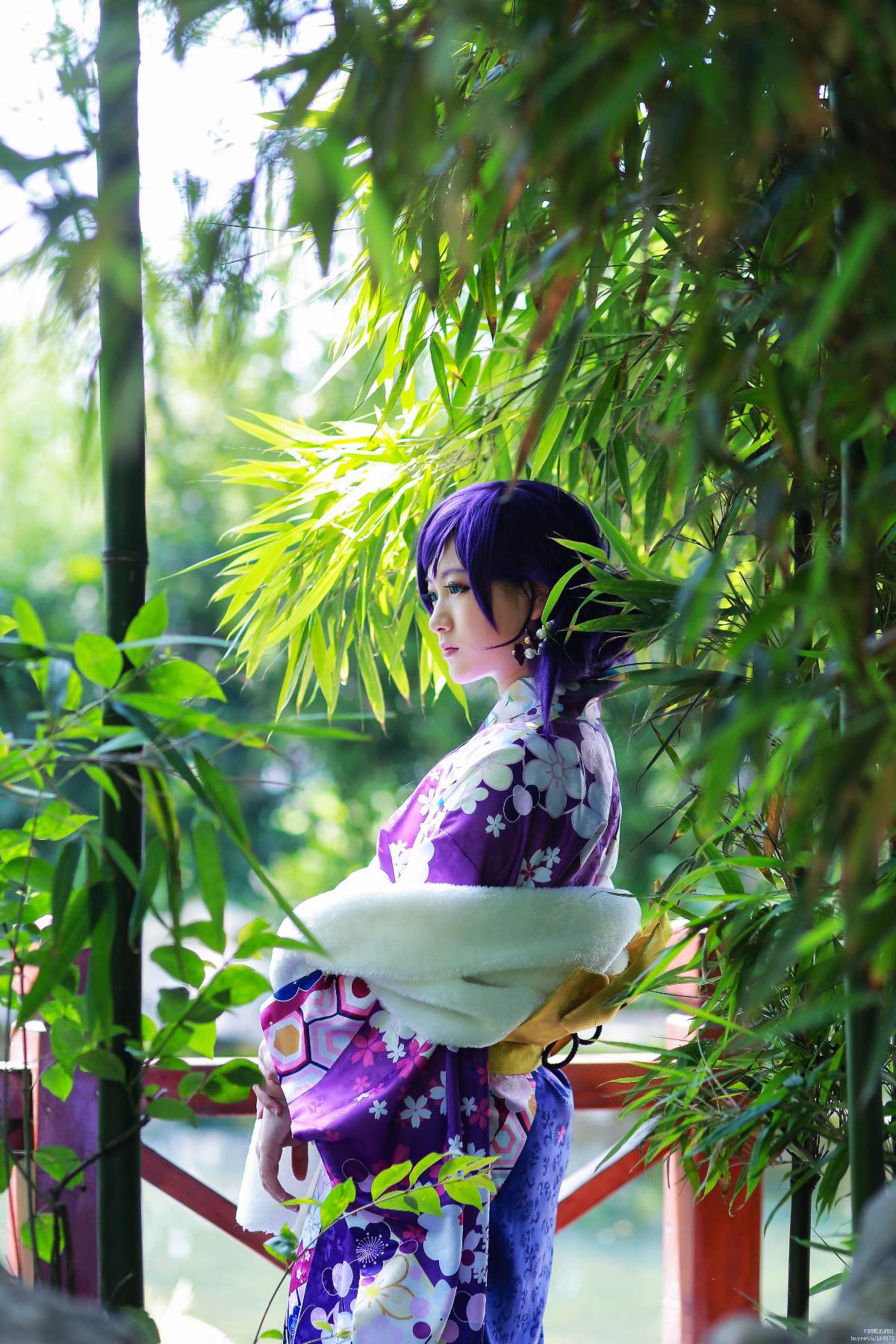 "Lovelive" Tojo Kiyo tháng đầu tiên Kimono không được đánh thức C o s p l a y