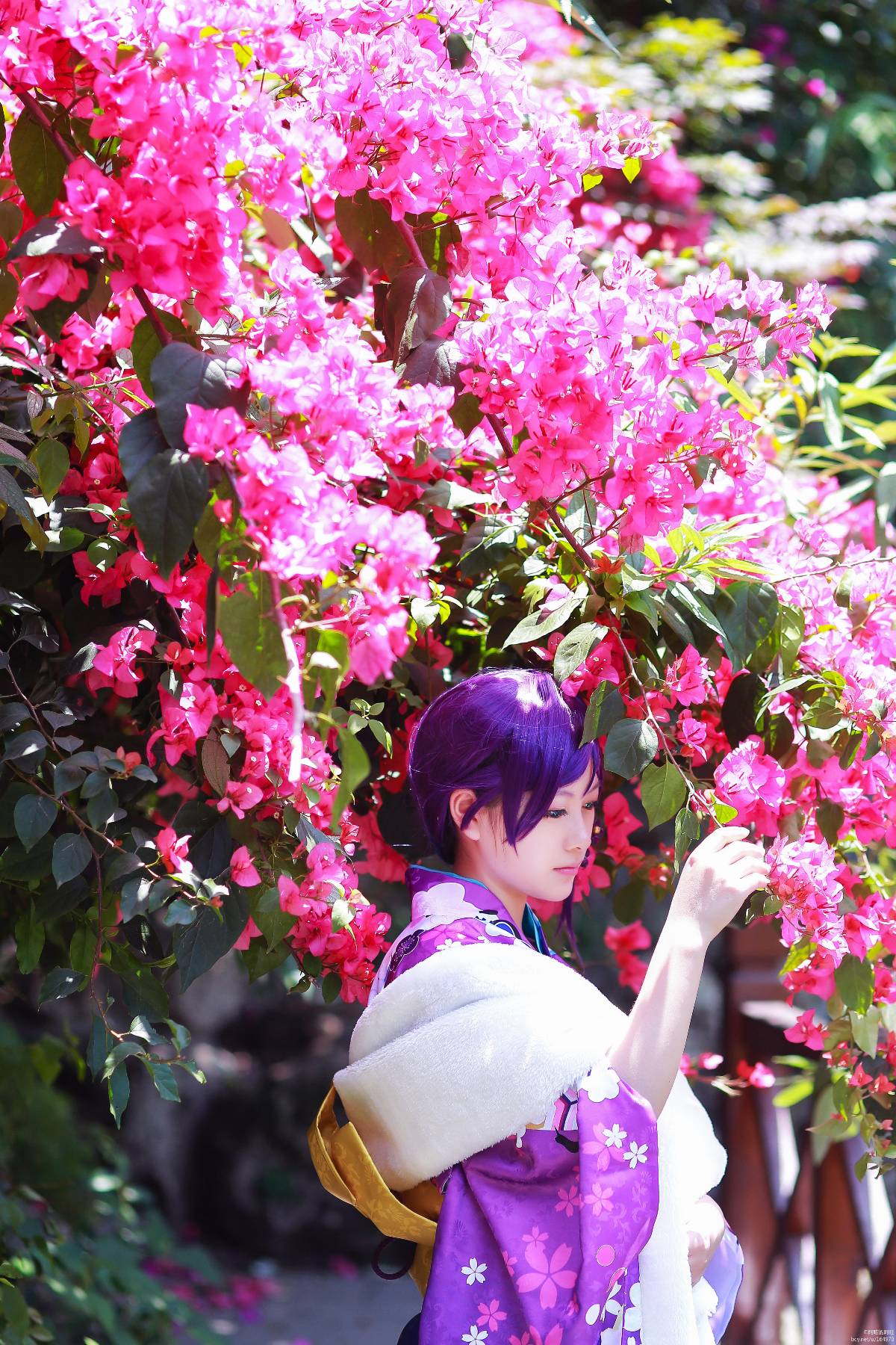 "Lovelive" Tojo Kiyo tháng đầu tiên Kimono không được đánh thức C o s p l a y